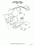 Part Location Diagram of W10354806 Whirlpool CONTROL BOX HARNESS