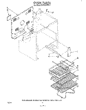 SECTION Diagram and Parts List for RHM988PW1  Whirlpool Range