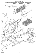 UNIT Diagram and Parts List for 8ET18NKXAN00  Whirlpool Refrigerator
