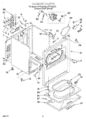 SECTION Diagram and Parts List for KEYS750JQ0  KitchenAid Dryer