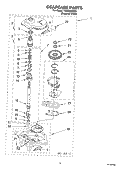 GEARCASE PARTS Diagram and Parts List for TAWS800JQ2  Estate Washer