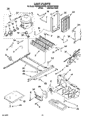 Part Location Diagram of 2304901 Whirlpool Unit Cover, Bottom