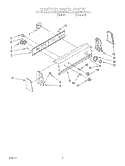 CONTROL PANEL Diagram and Parts List for KAWL500WWH0  KitchenAid Washer