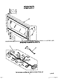 DOOR, WIRING HARNESS, LIT/OPTIONAL Diagram and Parts List for MH6600XW0  Whirlpool Microwave