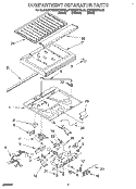 COMPARTMENT SEPARATOR Diagram and Parts List for KTRS25KDBL00  KitchenAid Refrigerator