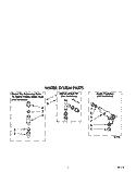 WATER SYSTEM Diagram and Parts List for LLV8245AG0  Whirlpool Washer