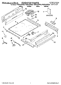 Part Location Diagram of 9759956 Whirlpool Bracket, Rear Sprt