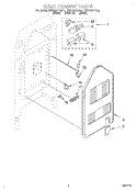 REAR CHASSIS, LIT/OPTIONAL Diagram and Parts List for KERH507YAL4  KitchenAid Range