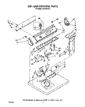 SECTION Diagram and Parts List for LE9380XTW0  Whirlpool Dryer