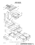 SHELF Diagram and Parts List for ET20GKXSW03  Whirlpool Refrigerator