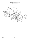 CONTROL PANEL Diagram and Parts List for SB100PSR0  Whirlpool Range