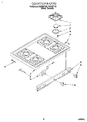 Part Location Diagram of 4372649 Whirlpool KNOB