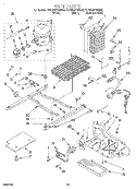 UNIT Diagram and Parts List for KSRB22FGSS00  KitchenAid Refrigerator
