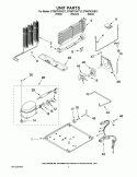 UNIT PARTS Diagram and Parts List for ET8WTKXKB12  Whirlpool Refrigerator