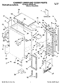 Part Location Diagram of 2313689 Whirlpool Service & Wiring Sheet