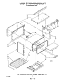UPPER OVEN INTERNAL, LIT/OPTIONAL Diagram and Parts List for SE950PERW4  Whirlpool Range