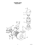 BLOWER Diagram and Parts List for KUDI22XX0  KitchenAid Dishwasher