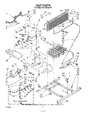 UNIT Diagram and Parts List for KTRF18MSPL10  Whirlpool Refrigerator