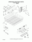 Part Location Diagram of W10247508 Whirlpool TRACK