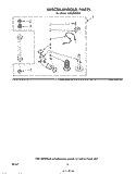 LITERATURE AND OPTIONAL , MISCELLANIOUS Diagram and Parts List for LHA5500W2  Whirlpool Washer