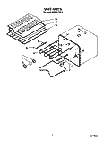 UNIT Diagram and Parts List for KEMI371TBL2  KitchenAid Microwave Oven Combo