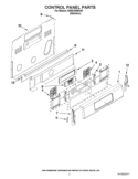 Part Location Diagram of WPW10341243 Whirlpool Control, Electric