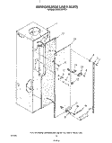 REFRIGERATOR LINER Diagram and Parts List for KSRF36DTX01  KitchenAid Refrigerator