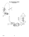 FILL AND OVERFILL Diagram and Parts List for KUDI220T2  KitchenAid Dishwasher