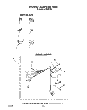 WIRING HARNESS Diagram and Parts List for LA5800XTF1  Whirlpool Washer