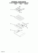 INTERNAL OVEN PARTS Diagram and Parts List for KESK901SSS05  KitchenAid Range