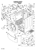 Part Location Diagram of 280090 Whirlpool PANEL