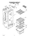 REFRIGERATOR LINER Diagram and Parts List for RS20CKXZW00  Roper Refrigerator