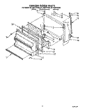 FREEZER DOOR Diagram and Parts List for 8ET18NKXXW00  Whirlpool Refrigerator