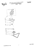MOTOR AND DRIVE, LITERATURE Diagram and Parts List for GX900QPGQ0  Whirlpool Trash Compactor