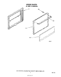 Part Location Diagram of 307895 Whirlpool Panel, Door (Golden Harvest)