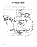 694670 BURNER Diagram and Parts List for LGP6848AN0  Whirlpool Dryer