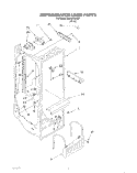 REFRIGERATOR LINER Diagram and Parts List for 3XKGN705001  Whirlpool Refrigerator