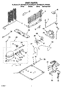 UNIT PARTS Diagram and Parts List for ET1LFKXKB06  Whirlpool Refrigerator
