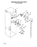 REFRIGERATOR LINER Diagram and Parts List for KSSS36DAW04  KitchenAid Refrigerator