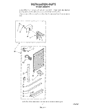 INSTALLATION Diagram and Parts List for AR0600XV0  Whirlpool Air Conditioner