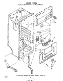 LINER , LIT/OPTIONAL Diagram and Parts List for ET14JKXMWR4  Whirlpool Refrigerator