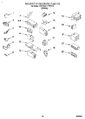 WIRING HARNESS Diagram and Parts List for KAWL517BWH0  KitchenAid Washer