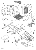 UNIT PARTS Diagram and Parts List for IKQ224303  Inglis Refrigerator