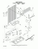 UNIT PARTS Diagram and Parts List for T6TXNWFWQ02  Estate Refrigerator