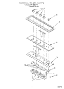 Part Location Diagram of 4315284 Whirlpool BRKT-CNTRL