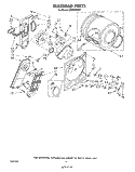 SECTION Diagram and Parts List for LE5800XSW1  Whirlpool Dryer