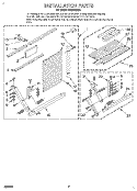 INSTALLATION Diagram and Parts List for AR2400XA1  Whirlpool Air Conditioner