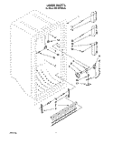 LINER, LIT/OPTIONAL Diagram and Parts List for EV150FXXN00  Whirlpool Freezer