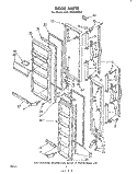 DOOR , LIT/OPTIONAL Diagram and Parts List for EHD192XKWR0  Whirlpool Refrigerator