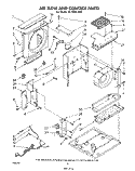 AIRFLOW AND CONTROL , LIT/OPTIONAL Diagram and Parts List for AC1804XM0  Whirlpool Air Conditioner